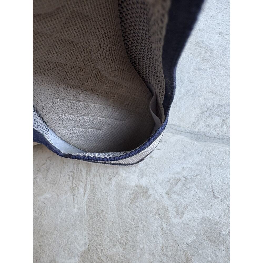 Birdies Blackbird Eggshell & Navy Knit Woven Loafers Balllet flat Slipons SZ 6.5 - Picture 7 of 8